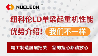 紐科倫LD單梁起重機(jī)性能優(yōu)勢(shì)介紹！我們不一樣